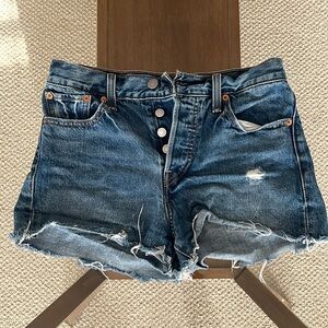 Levis denim shorts